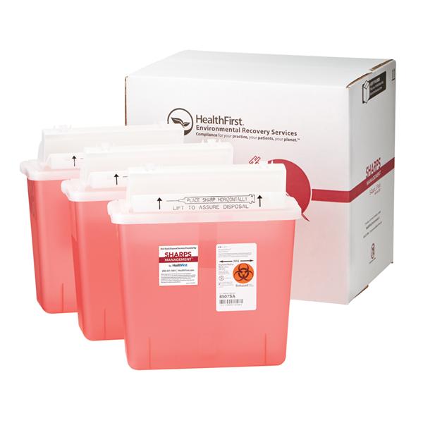 Mailer System Shrp Shrp Mgmt 5q Sm Plstc Anti-Kickback Clsr Rd/Wht 3/Package